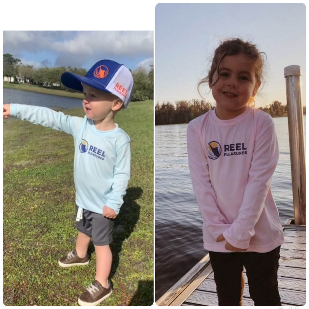 Toddler Fishing Shirt 50UV Sun Protection Long Sleeve Shirt – Reel